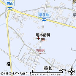 兵庫県加古川市平荘町養老141周辺の地図