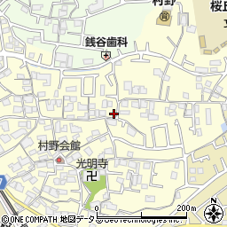 大阪府枚方市村野本町周辺の地図