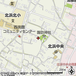 静岡県浜松市浜名区西美薗1714周辺の地図