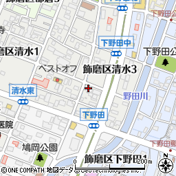 テラオカ姫路支店周辺の地図
