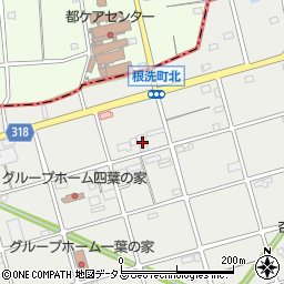 静岡県浜松市中央区根洗町197周辺の地図