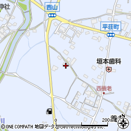 兵庫県加古川市平荘町養老212周辺の地図