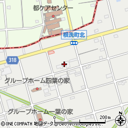 静岡県浜松市中央区根洗町200周辺の地図