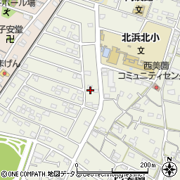 静岡県浜松市浜名区西美薗3296周辺の地図