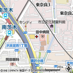 スギ薬局　南茨木店周辺の地図