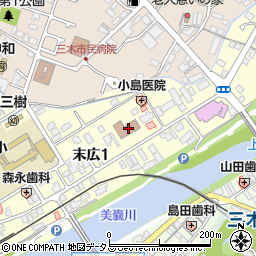 市立市民活動センター周辺の地図