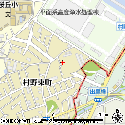 大阪府枚方市村野東町70-16周辺の地図
