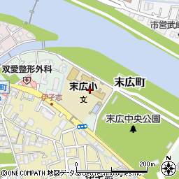 宝塚市立末広小学校周辺の地図