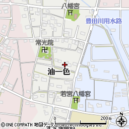 静岡県浜松市浜名区油一色147周辺の地図