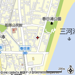 愛知県蒲郡市形原町春日浦13-10周辺の地図
