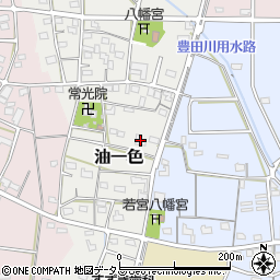 静岡県浜松市浜名区油一色146周辺の地図