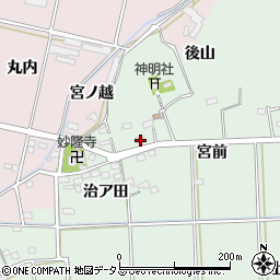 愛知県西尾市吉良町小山田治ア田4-1周辺の地図