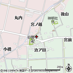 愛知県西尾市吉良町小山田治ア田60周辺の地図
