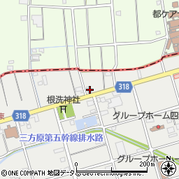 静岡県浜松市中央区根洗町22周辺の地図