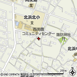 西美薗コミュニティセンター周辺の地図