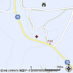 岡山県加賀郡吉備中央町西2149周辺の地図