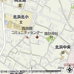 静岡県浜松市浜名区西美薗1702周辺の地図