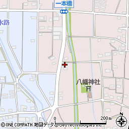 静岡県浜松市浜名区八幡101周辺の地図