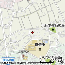 静岡県浜松市浜名区小林552-1周辺の地図