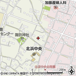 静岡県浜松市浜名区西美薗1739-1周辺の地図