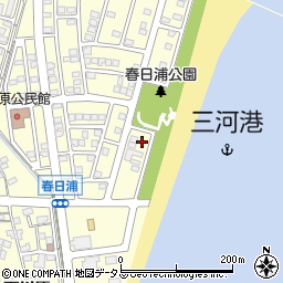 愛知県蒲郡市形原町春日浦3-2周辺の地図
