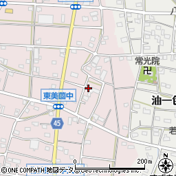 静岡県浜松市浜名区東美薗1333周辺の地図