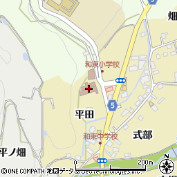 和束町役場　体験交流センター図書室周辺の地図