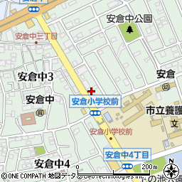 兵庫六甲農業協同組合　中地域事業本部宝塚安倉支店周辺の地図