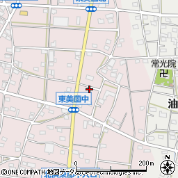 静岡県浜松市浜名区東美薗1338周辺の地図