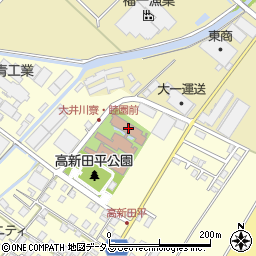 大井川睦園周辺の地図