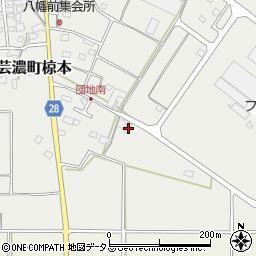 三重県津市芸濃町椋本2244周辺の地図