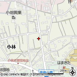 静岡県浜松市浜名区小林374-8周辺の地図