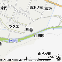 愛知県豊橋市石巻本町川長周辺の地図