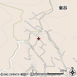 京都府相楽郡和束町白栖東谷周辺の地図