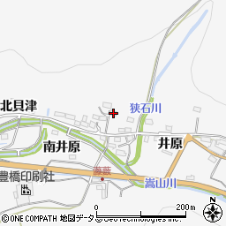 愛知県豊橋市嵩山町北貝津55周辺の地図
