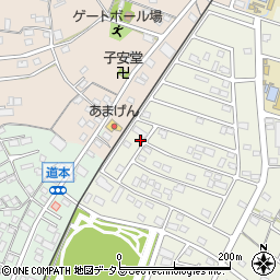 静岡県浜松市浜名区西美薗3216周辺の地図