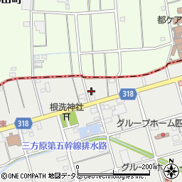 静岡県浜松市中央区根洗町21周辺の地図