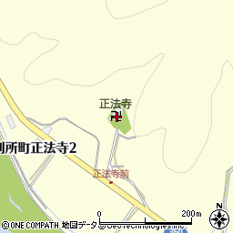 兵庫県三木市別所町正法寺157周辺の地図