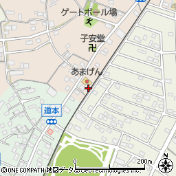 静岡県浜松市浜名区道本242周辺の地図