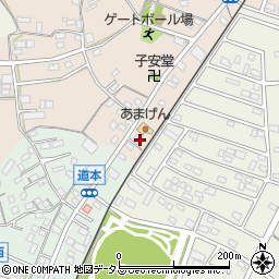 静岡県浜松市浜名区道本239周辺の地図