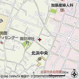 静岡県浜松市浜名区西美薗1741周辺の地図
