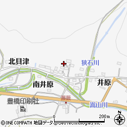 愛知県豊橋市嵩山町北貝津45周辺の地図