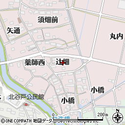 愛知県西尾市吉良町饗庭辻畑周辺の地図