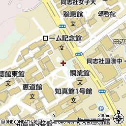 京都府京田辺市多々羅都谷周辺の地図