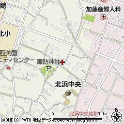 静岡県浜松市浜名区西美薗1754-1周辺の地図
