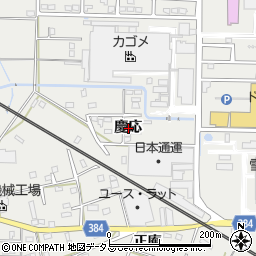 愛知県豊川市伊奈町慶応周辺の地図