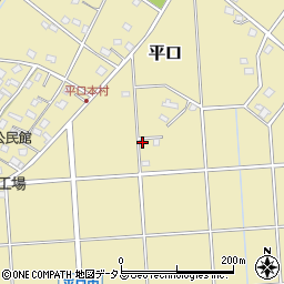 静岡県浜松市浜名区平口875周辺の地図