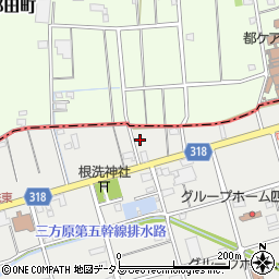 静岡県浜松市中央区根洗町20周辺の地図