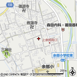 兵庫県姫路市余部区周辺の地図