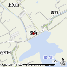 愛知県知多郡美浜町上野間堂前周辺の地図